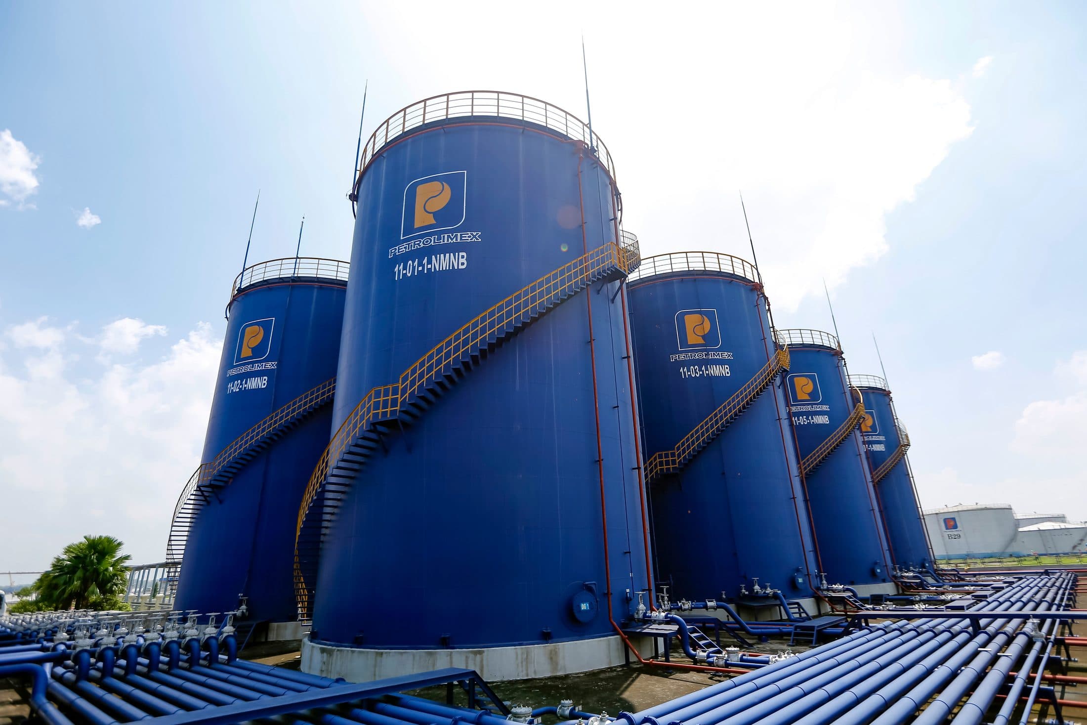 Hệ thống bồn chứa Petrolimex